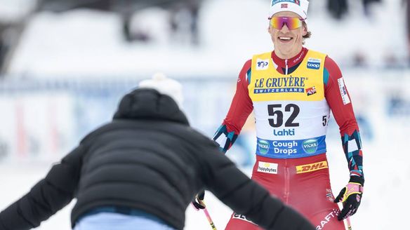 Niskanen happy with second after Klaebo crashes Finland party in Lahti