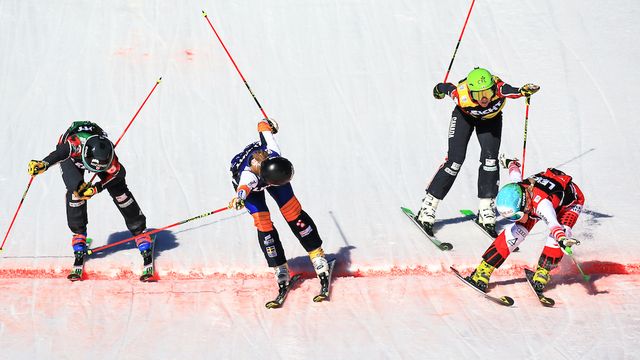 Sandra Naeslund wins the photo finish in the ladies' Feldberg big final © Mario Buehner / GEPA Pictures