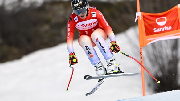 Red-hot Gut-Behrami strengthens grip on overall title with Crans Montana downhill win