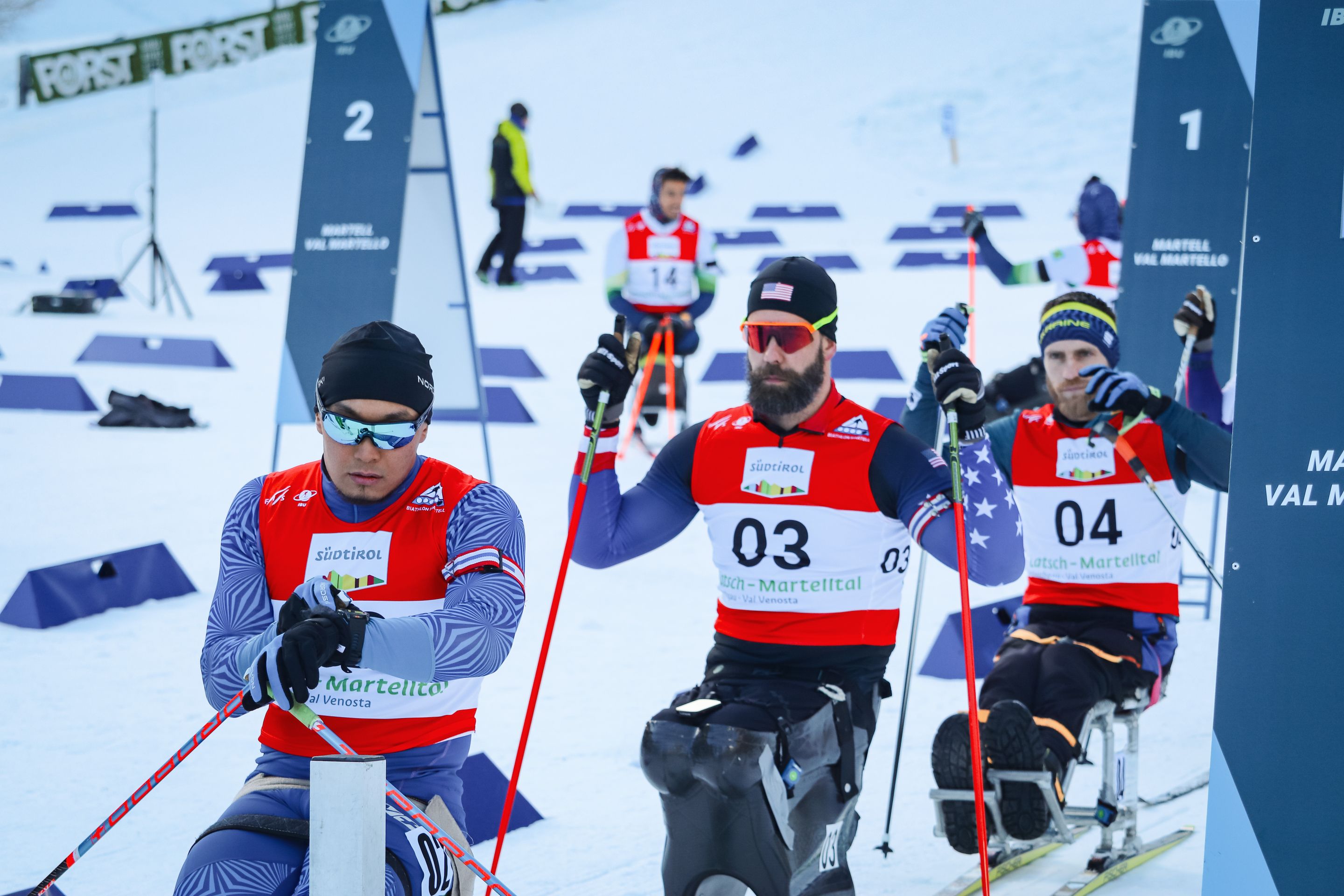 Yerbol Khamitov (KAZ), Aaron Pike (USA) and Vasyl Kravchuk (UKR) © Val Martello