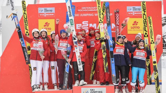 FIS world cup ski jumping ladies, team HS108, Hinterzarten (GER)