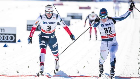 Parmakoski times finish to perfection with victory in Falun