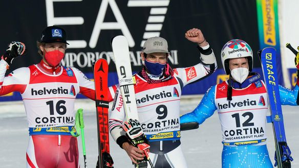 A giant slalom shocker in Cortina