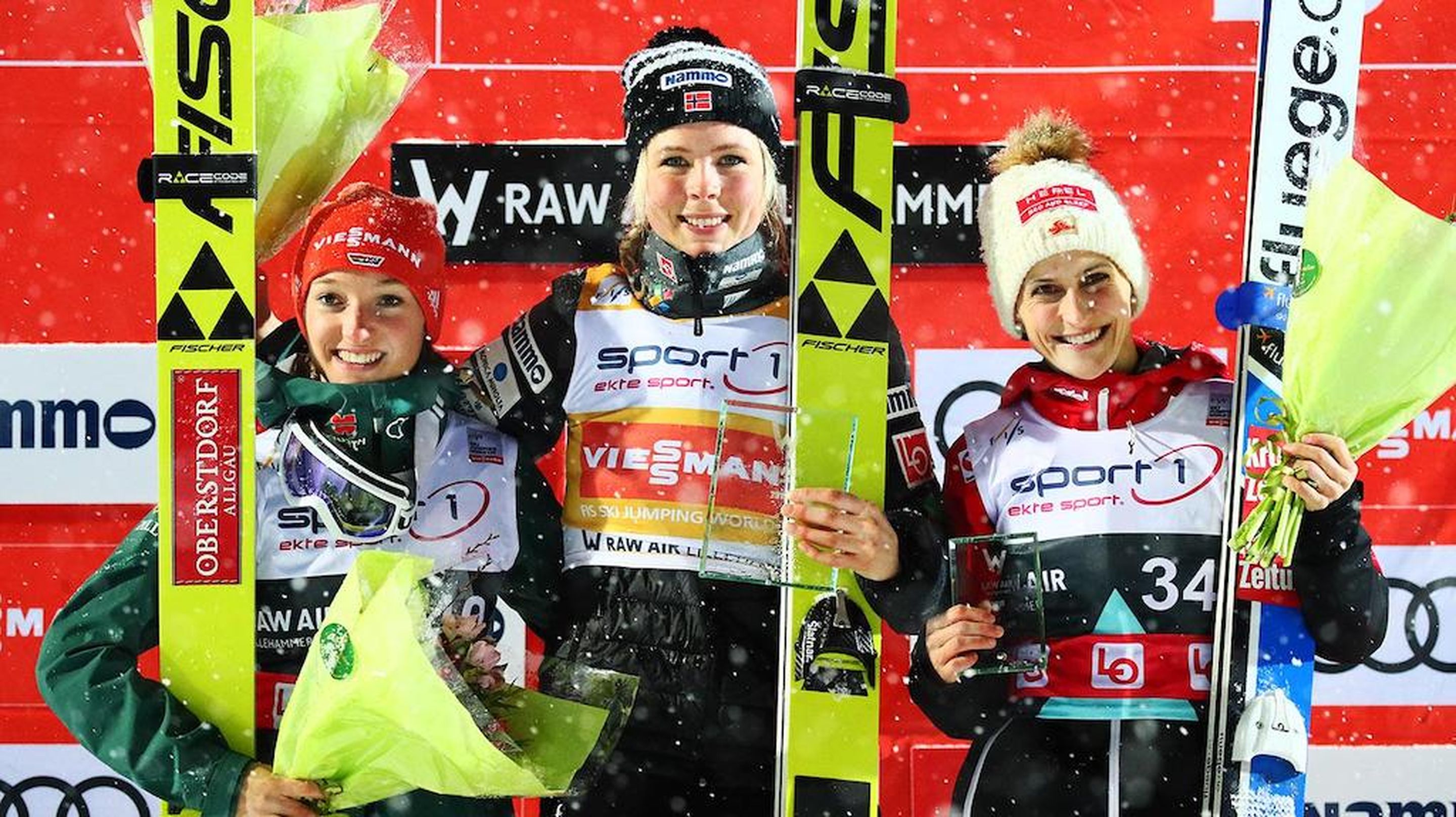 Katharina Althaus, Maren Lundby, Eva Pinkelnig