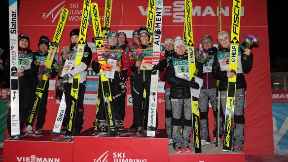 Austrian women dominate team event in Zao