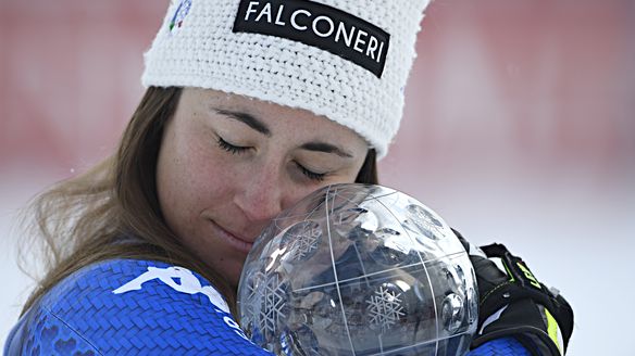 Goggia takes downhill globe as Vonn wins 82nd World Cup race in Åre