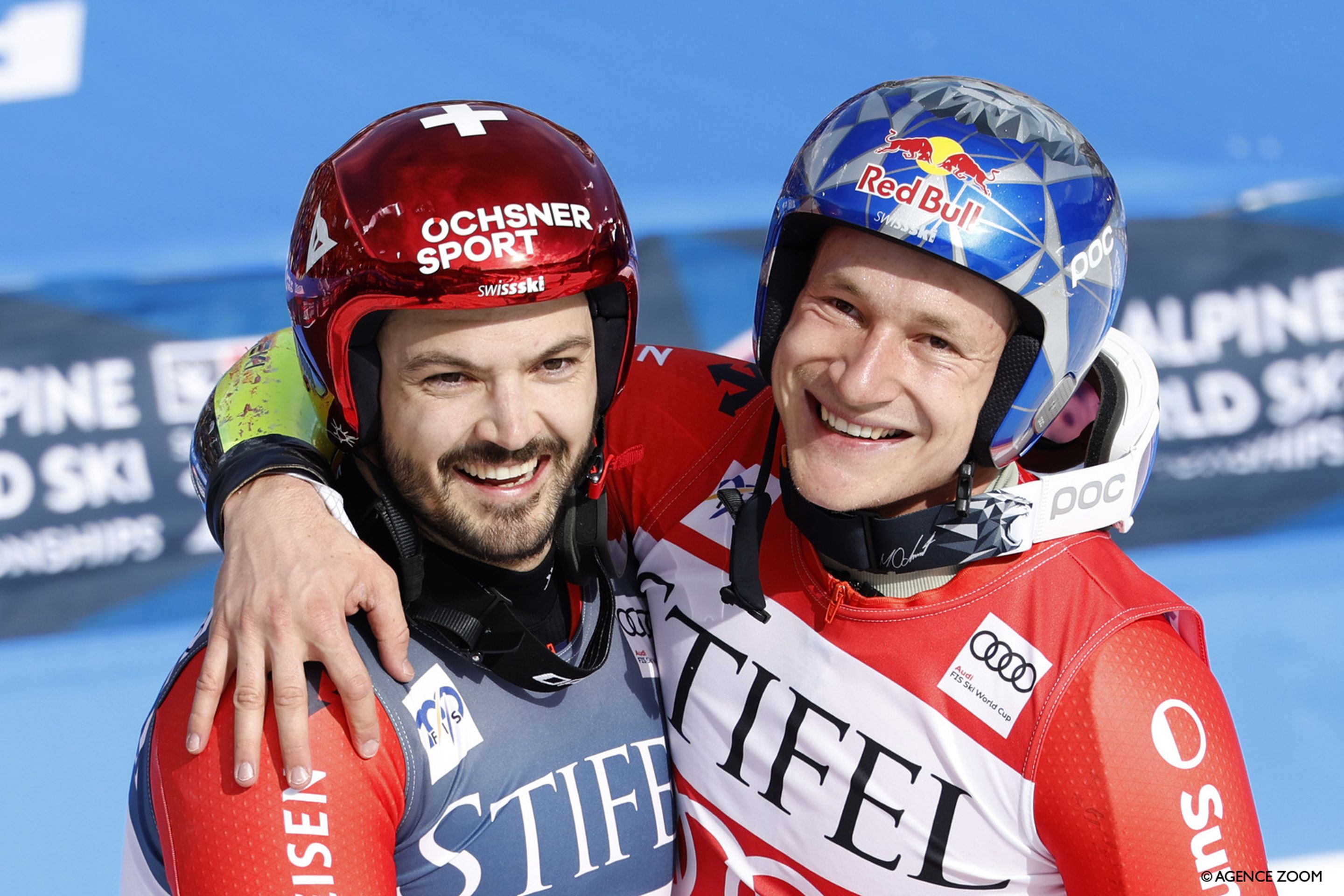 Odermatt and teammate Loic Meillard (SUI) went 1-2 for the second day in a row (Agence Zoom)