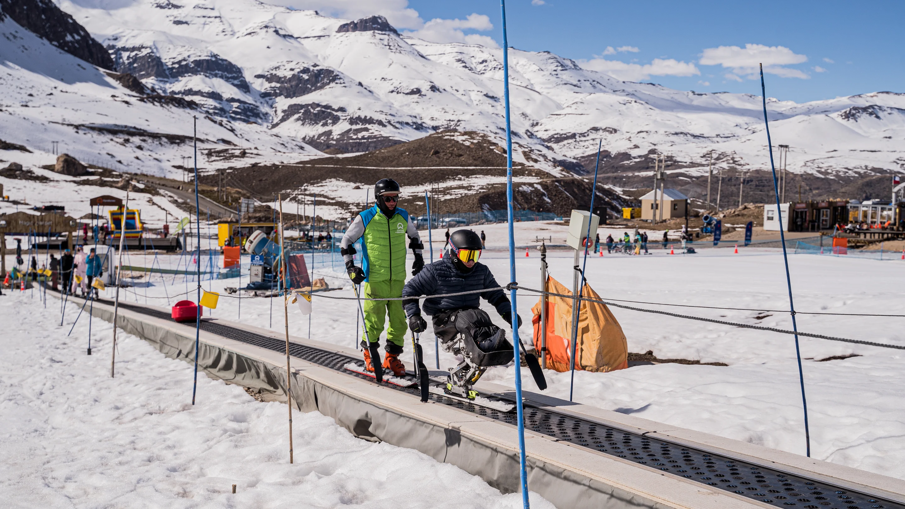 Chile's ski clinic at El Colorado. @ Chile NSA