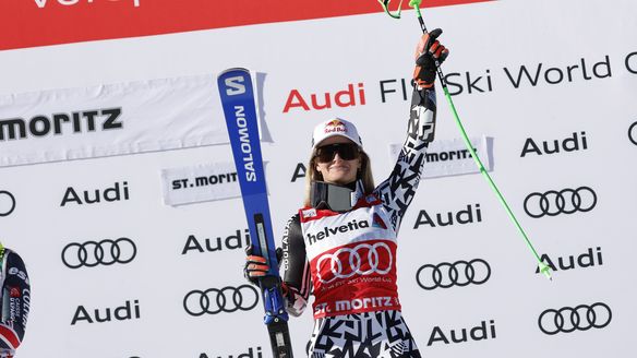 'Just incredible': Robinson wins first World Cup Super G