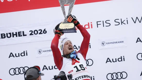 Emotional Feller delights home crowd with maiden Kitzbuehel win