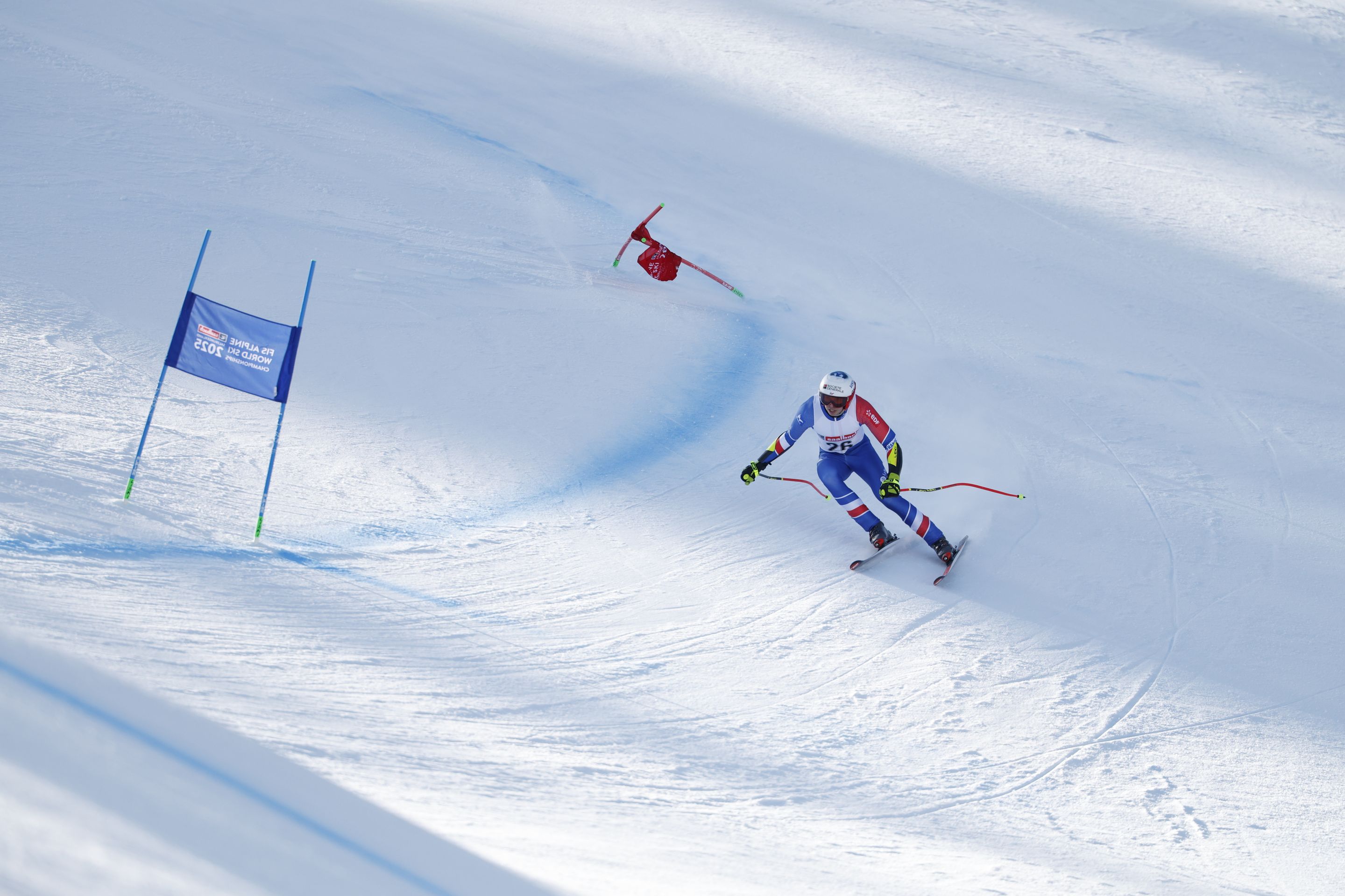 Arthur Bauchet clinches first speed gold of the season in Saalbach. @ FIS / Action Press / Alexandra Blum & Simon Hausberger