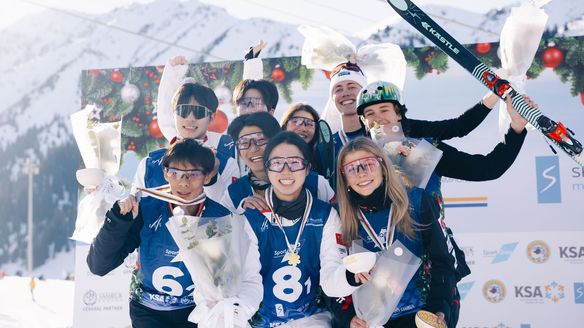 China goes 1-2 in Aerials Mixed Team Event to conclude 2025 FIS Freestyle Junior World Championships in Almaty