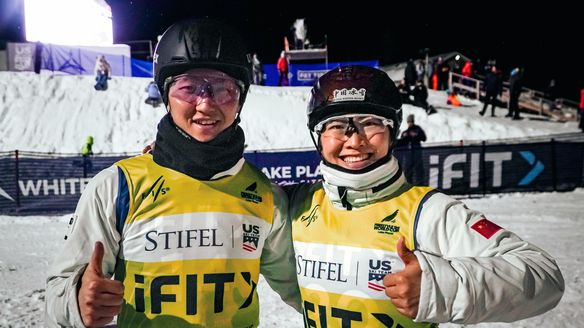 China’s Xu Mengtao, Sun Jiaxu shine under the lights at Lake Placid Aerials World Cup