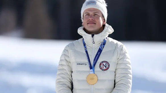Klaebo wins sixth Olympic gold on opening day of men’s Cross-Country