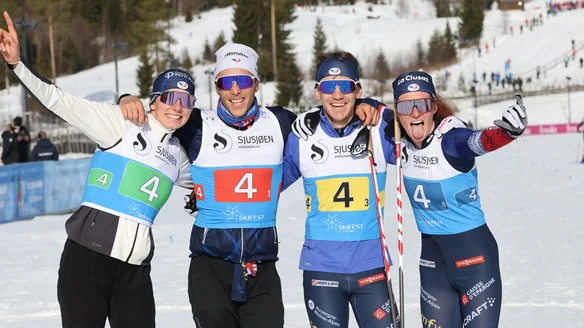 France snatch U23 Relay gold after 'laughing all the time' in Lillehammer