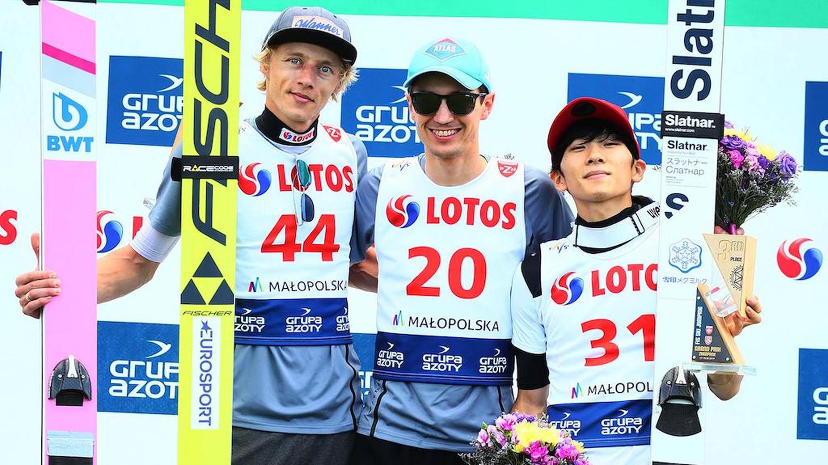 Dawid Kubacki, Kamil Stoch, Yukiya Sato