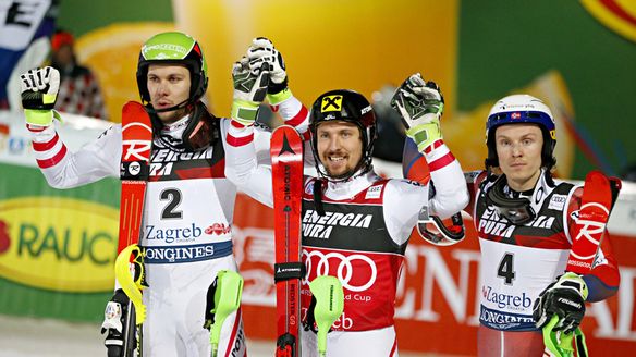 4th Zagreb and 50th World Cup win for Marcel Hirscher