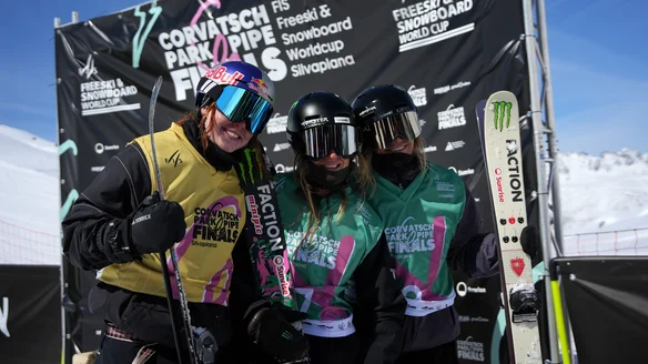 Hoefflin wins Freeski Slopestyle finale on Silvaplana home snow as Muir and Ruud clinch Crystal Globe