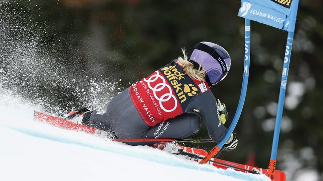 SQUAW VALLEY, USA - MARCH 10: Tessa Worley of France competes during the Audi FIS Alpine Ski World Cup Women's Giant Slalom on March 10, 2017 in Squaw Valley, USA (Photo by Alexis Boichard/Agence Zoom)