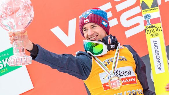 Kamil Stoch takes the final win of the season