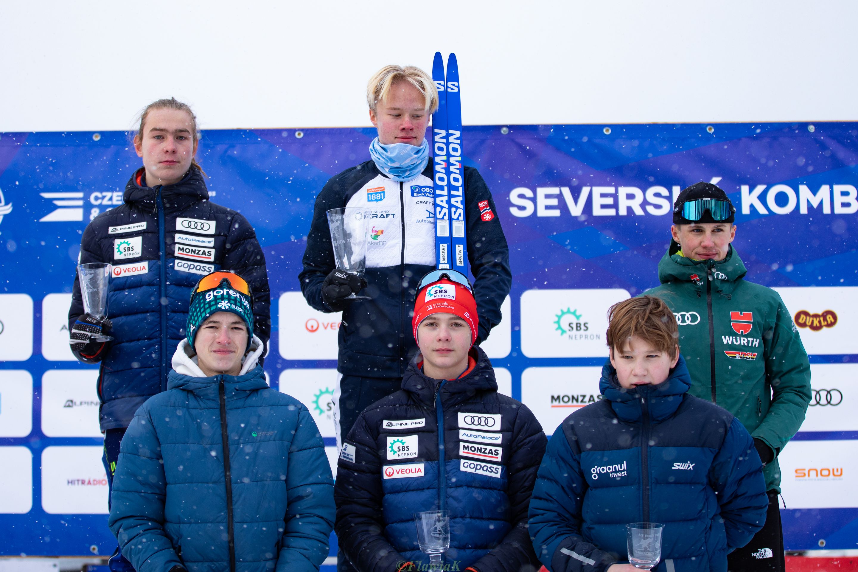 The Boys I podium with winner Joergen Furfjord (NOR) (c) Flawia Krawczyk