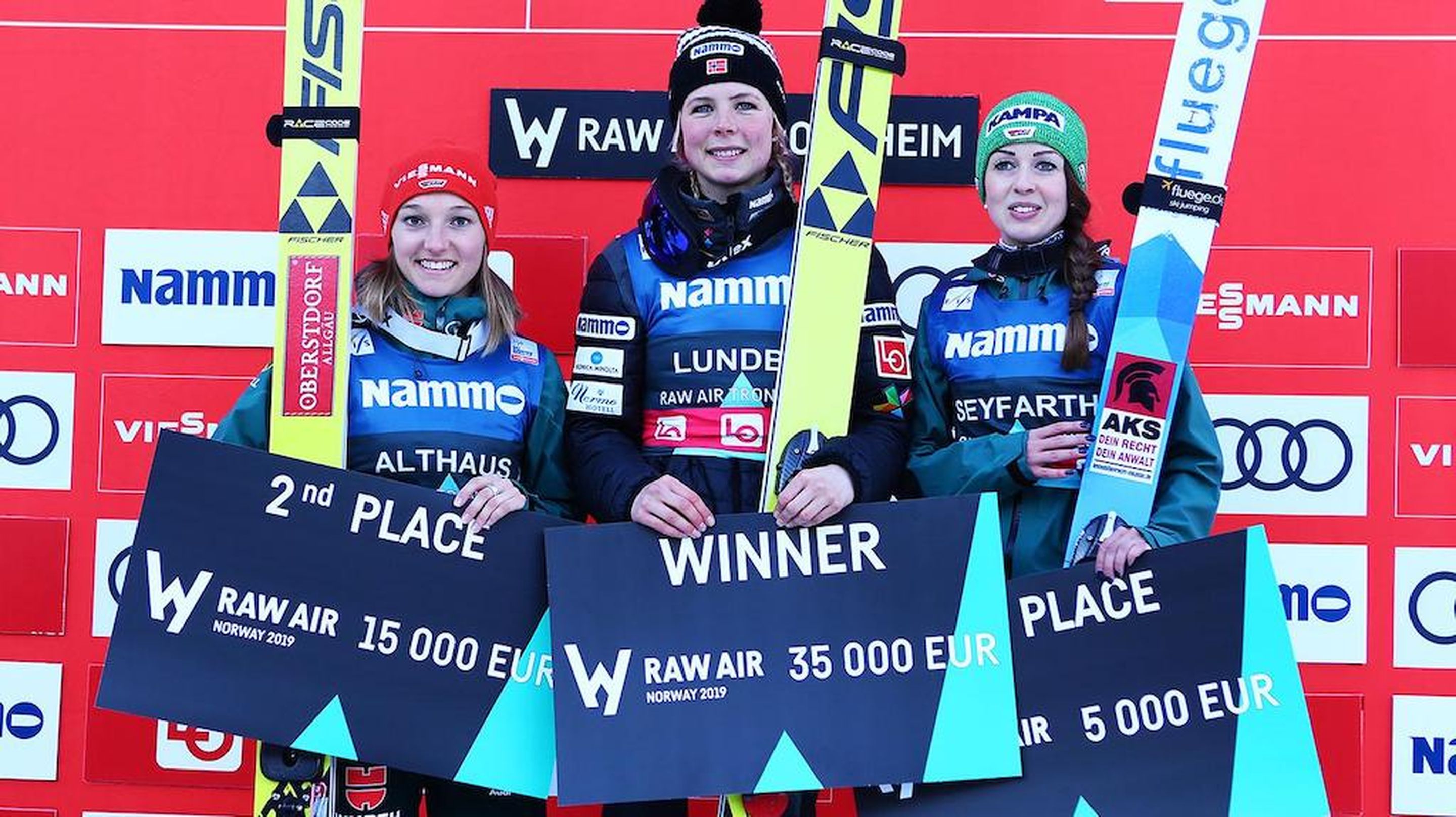 Katharina Althaus, Maren Lundby, Juliane Seyfarth