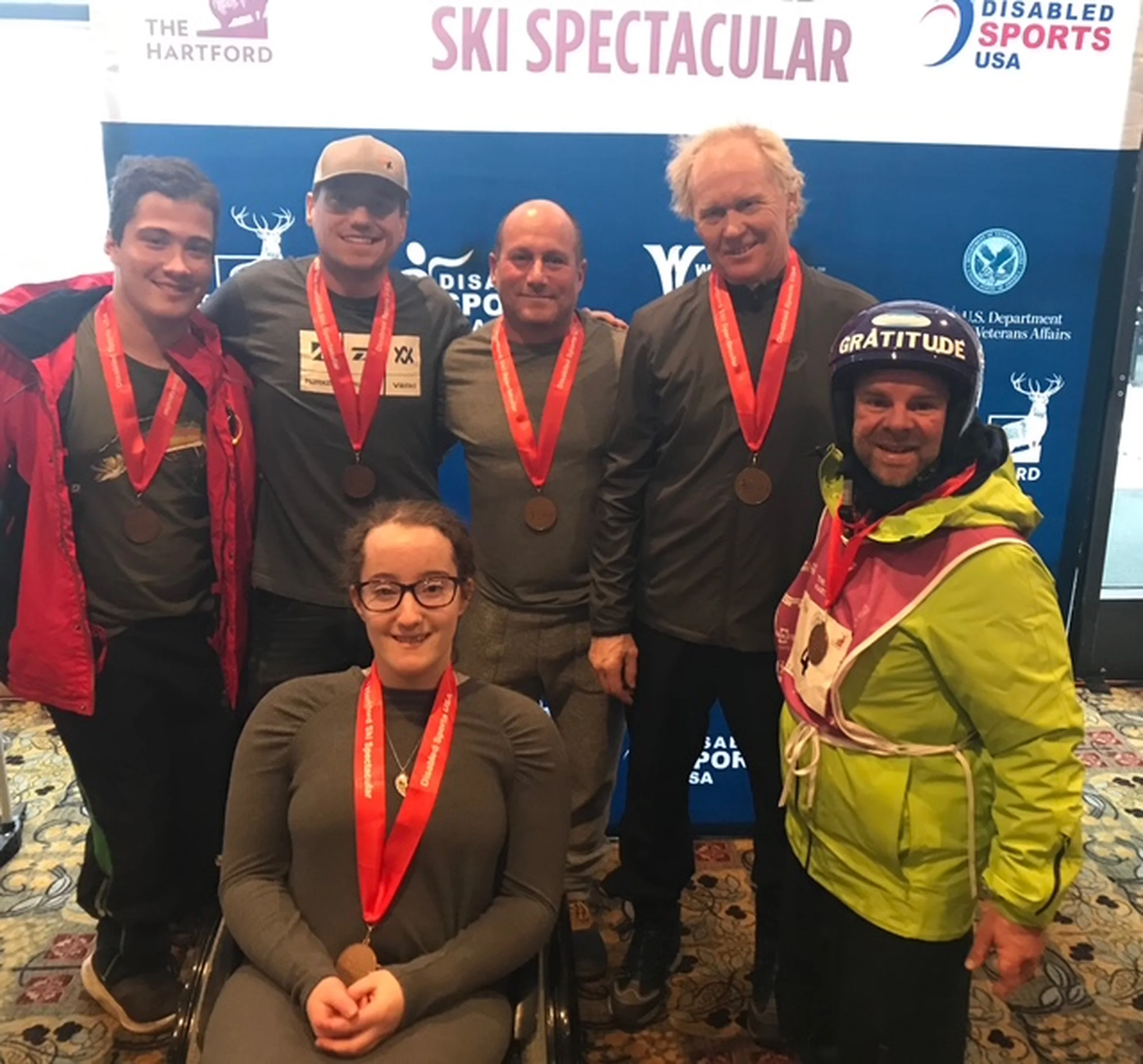 Zach Williams (R) of Team USA