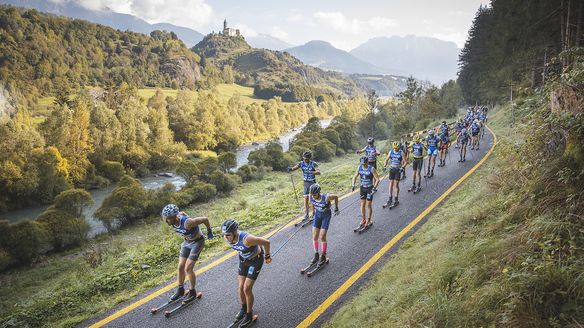 Astrid Oyre Slind and Tord Asle Gjerdalen won Fiemme Rollerski Cup