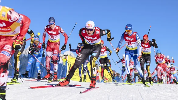 Geiger sprints to victory in Compact on second day of Seefeld Triple