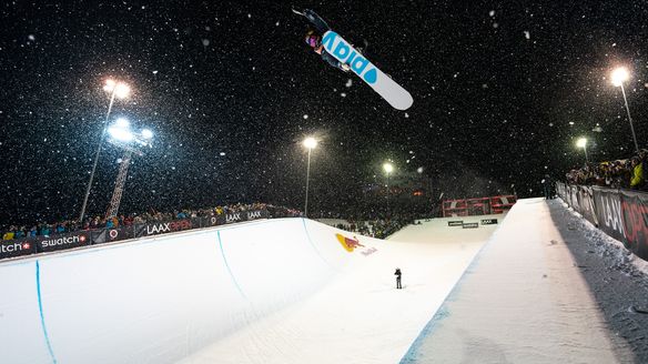 FIS Snowboard World Cup Laax Open halfpipe finals