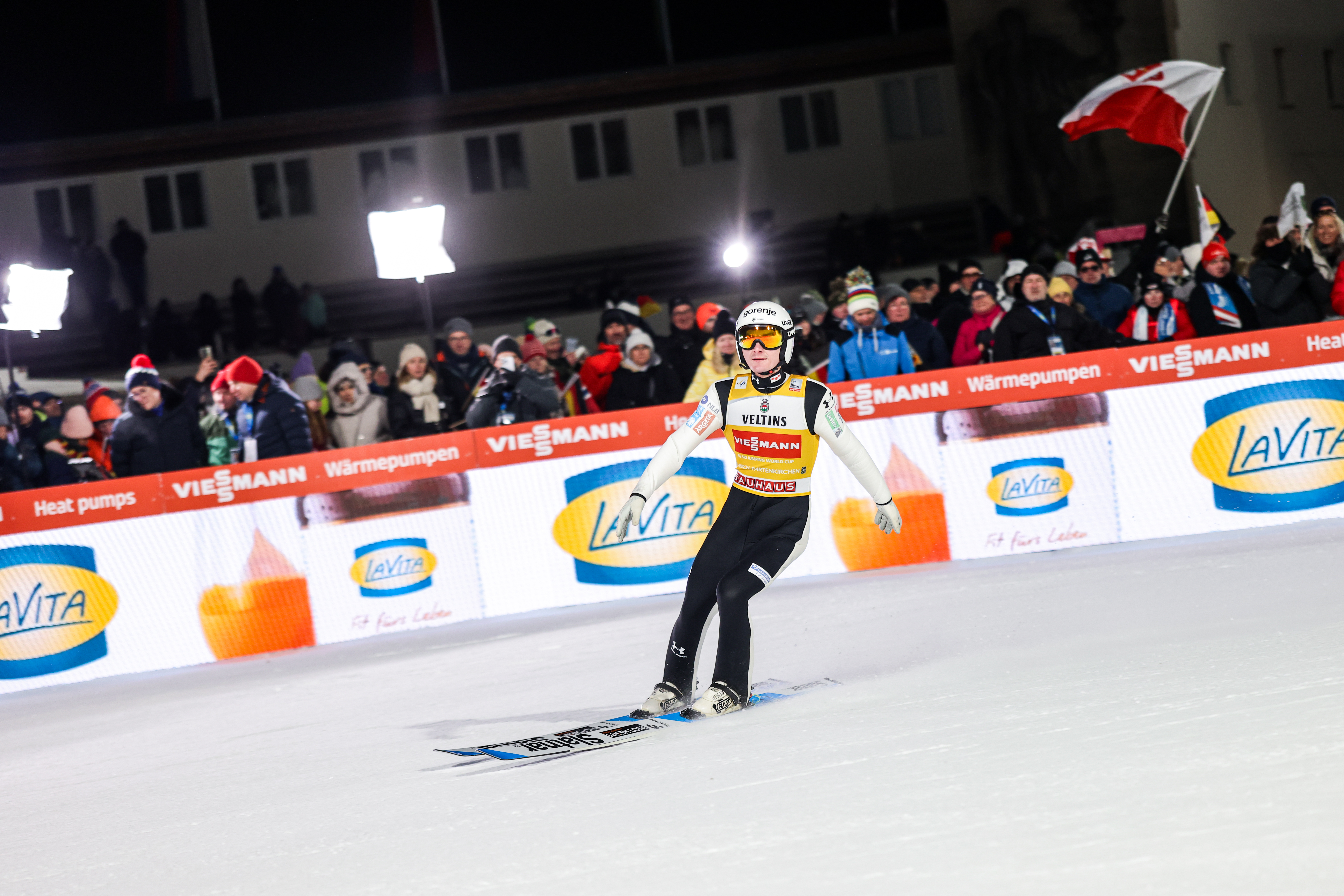 Prevc soars to victory in Garmisch and extends Four Hills lead