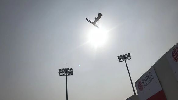 China dominates the final World Cup of the aerials season