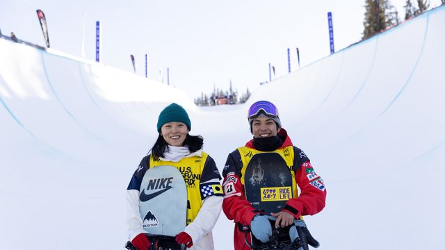 Cai Xuetong (CHN) and Ruka Hirano (JPN) © US Ski & Snowboard
