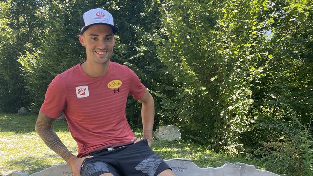 Hasn't lost optimism: Olympic medalist Lukas Greiderer (c) ÖSV/Derganc