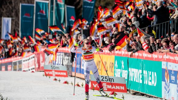 Hagen shines in Schonach with ninth straight World Cup win