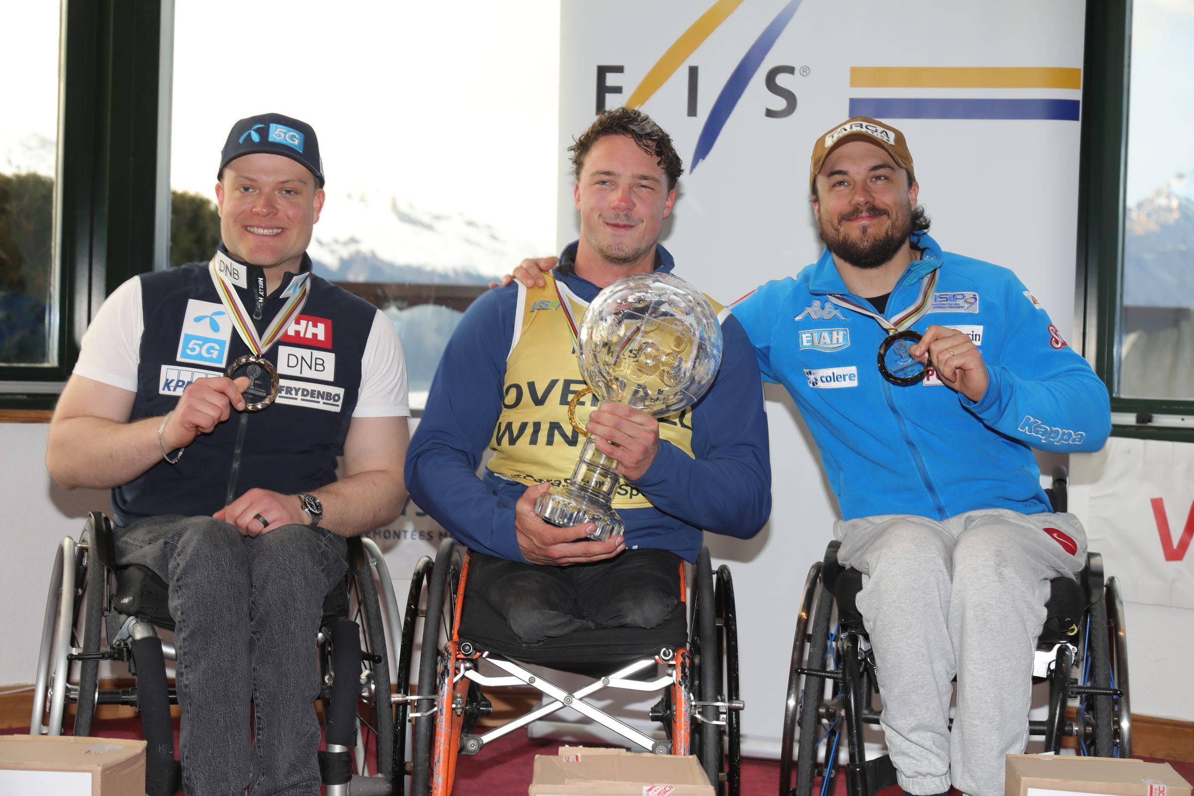 Jesper Pedersen (NOR), Jeroen Kampschreur (NED) and Renè De Silvestro (ITA)