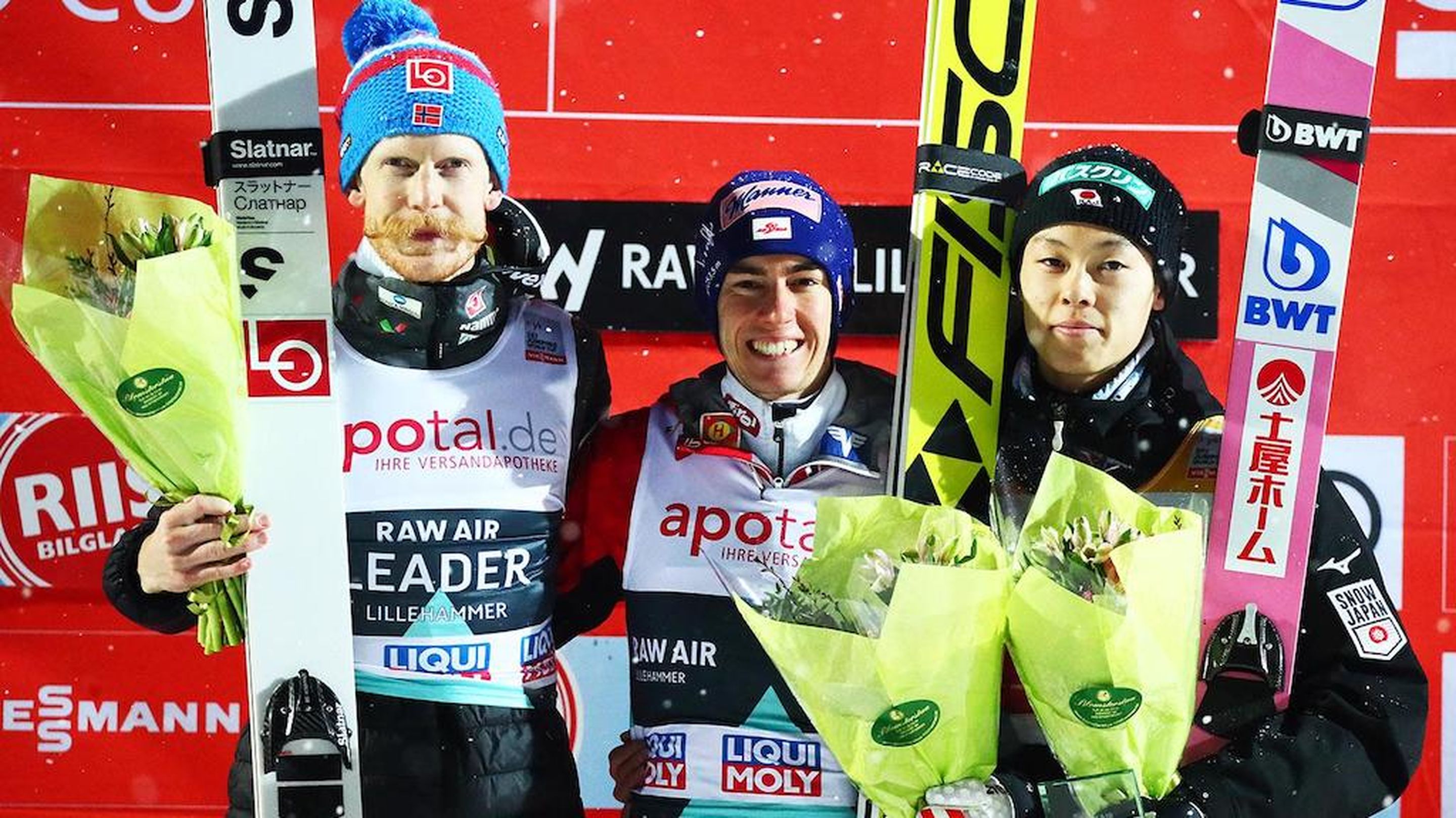 Robert Johansson, Stefan Kraft, Ryoyu Kobayashi