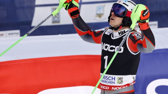 Kristoffersen wins the first slalom World Cup after the Olympics