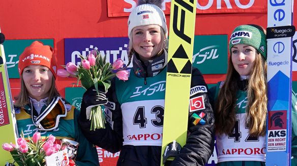 Clear win for Maren Lundby