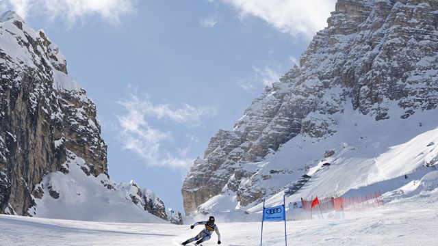 CORTINA D'AMPEZZO, ITALY - FEBRUARY 11: Henrik Roea of Norway in action during the FIS Alpine Ski World Championships Men's Super Giant Slalom on February 11, 2021 in Cortina d'Ampezzo Italy. (Photo by Alexis Boichard/Agence Zoom)