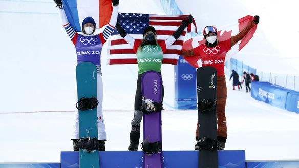 Lindsey Jacobellis finally claims Olympic SBX gold