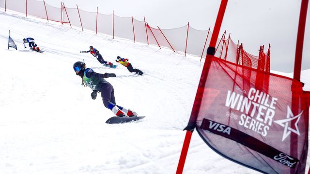 SBX South American Cup action at Corralco (CHI) © Chile Winter Series