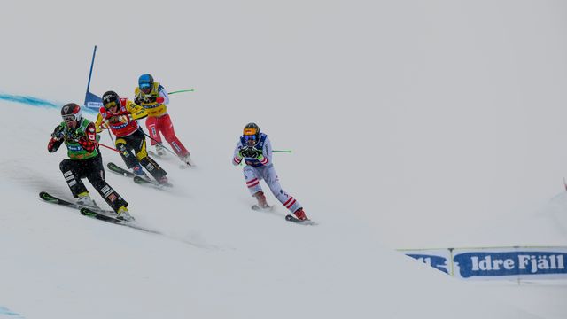 Ski cross action in Idre Fjall © GEPA