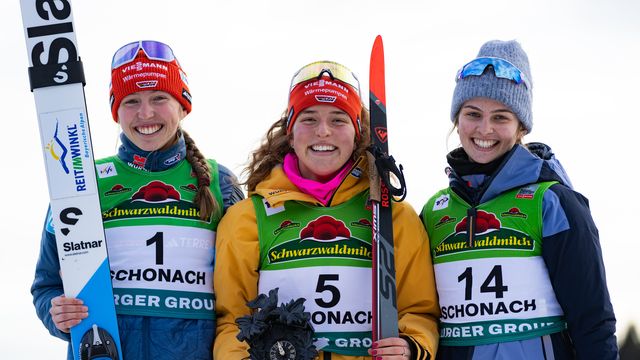 German podium sweep: Trine Goepfert, winner Nathalie Armbruster and Marie Naehring (c) Nocogirls