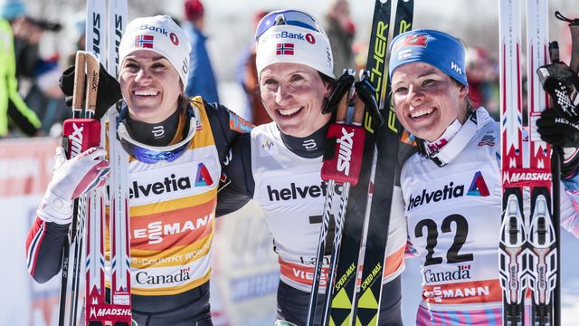 FIS world cup cross-country, mass women, Quebec (CAN)