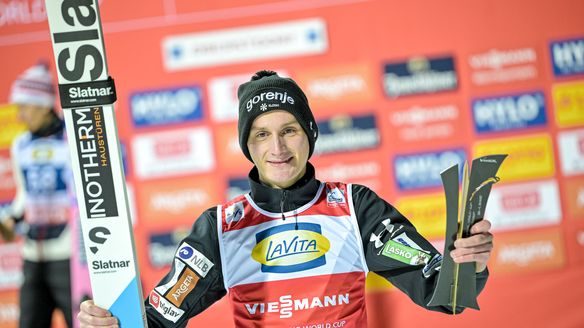 Prevc finishes sensational Ski Flying weekend for Slovenia with win in Oberstdorf 