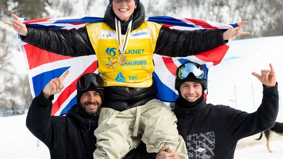 Brookes and Kleveland storm to gold in history-making Bakuriani slopestyle showdown