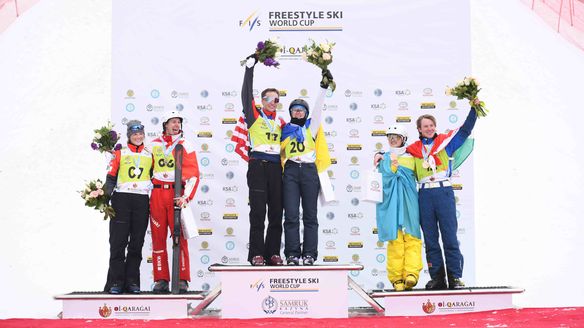 Mokhnatska and Lillis on top in Almaty’s aerials World Cup