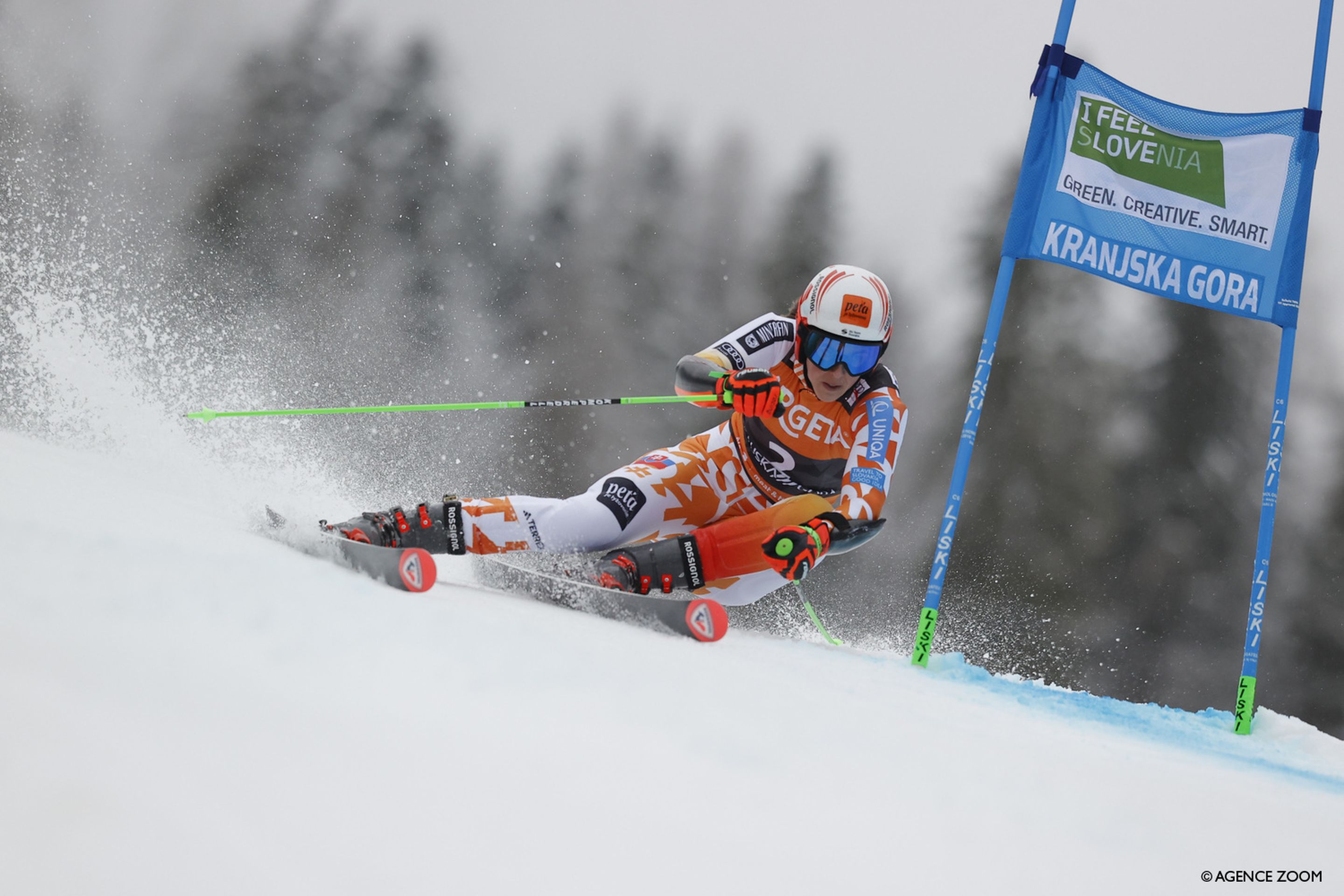 Vlhova and Shiffrin will go head-to-head in Sunday's slalom in Kranjska Gora (@Agence Zoom)