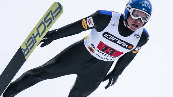 Bernhard Gruber returns to the jumping hill